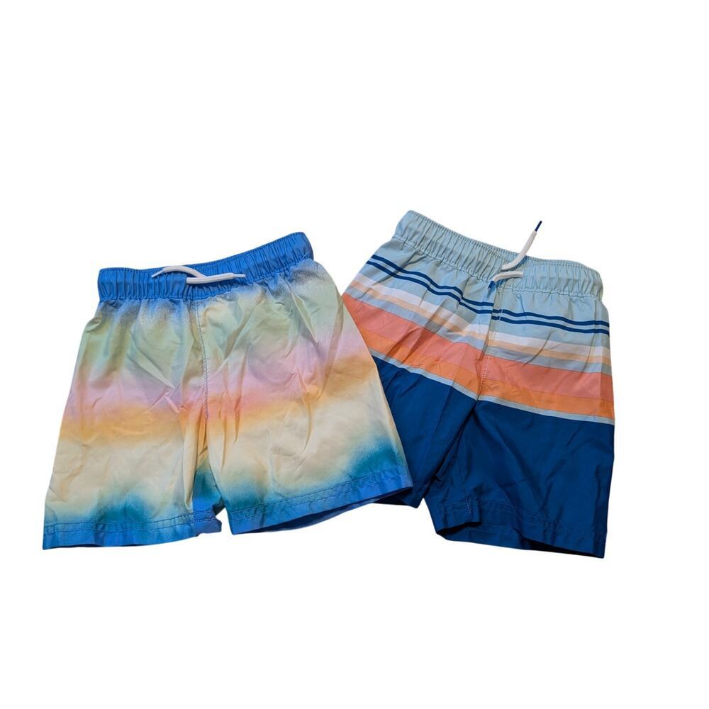 2 Pairs OLD NAVY Toddler/Baby boys swim suits, 3T, NWOT